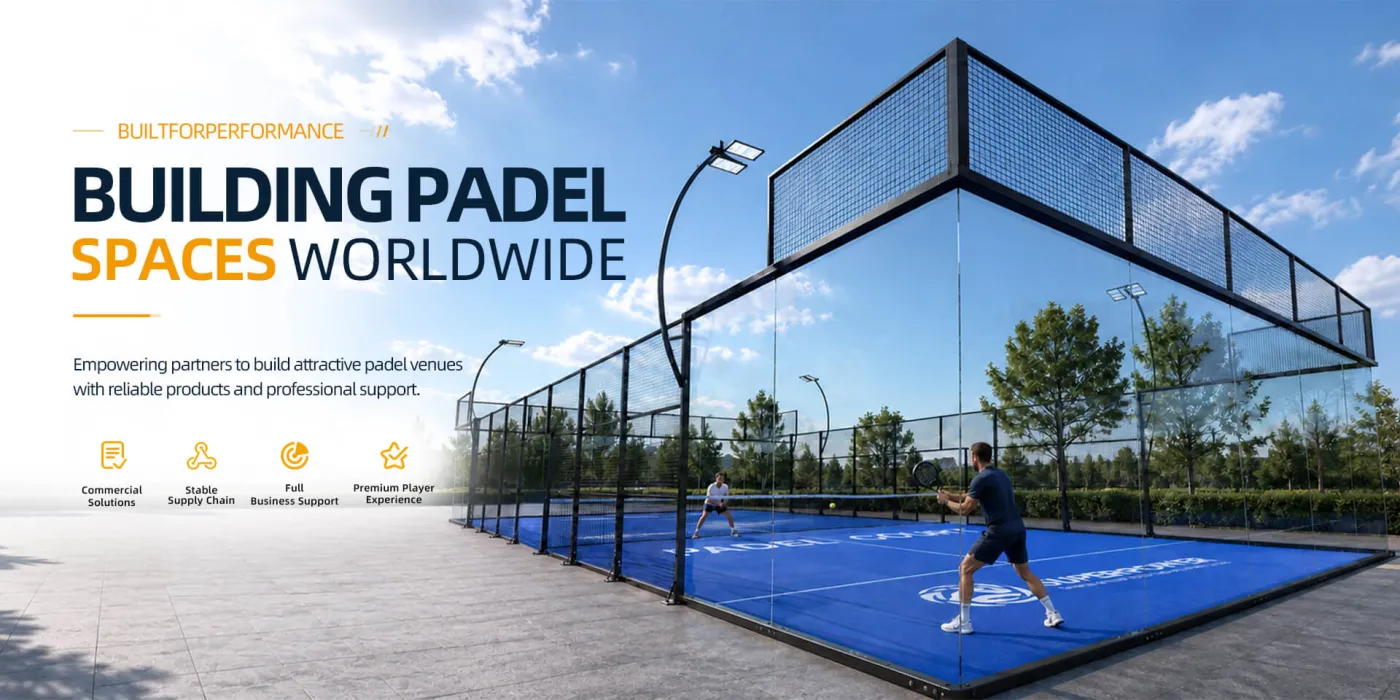 BUILDING PADEL SPACES WORLDWIDE