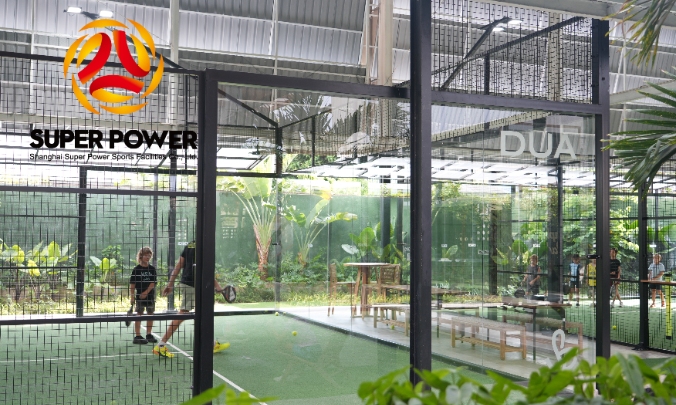 Super power built the Padel court