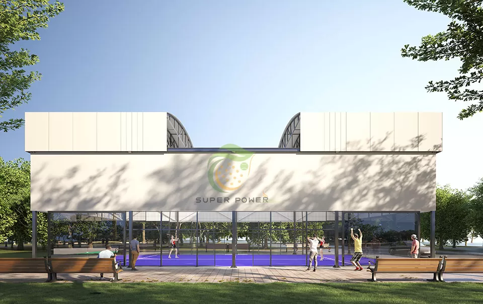 Padel Court with roof system