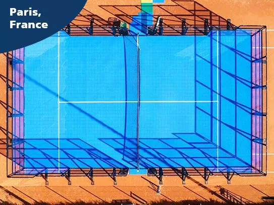French roof-top badminton court