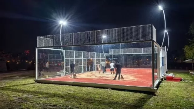 Turnkey solution for a padel court at the Bangkok Music Festival in Thailand