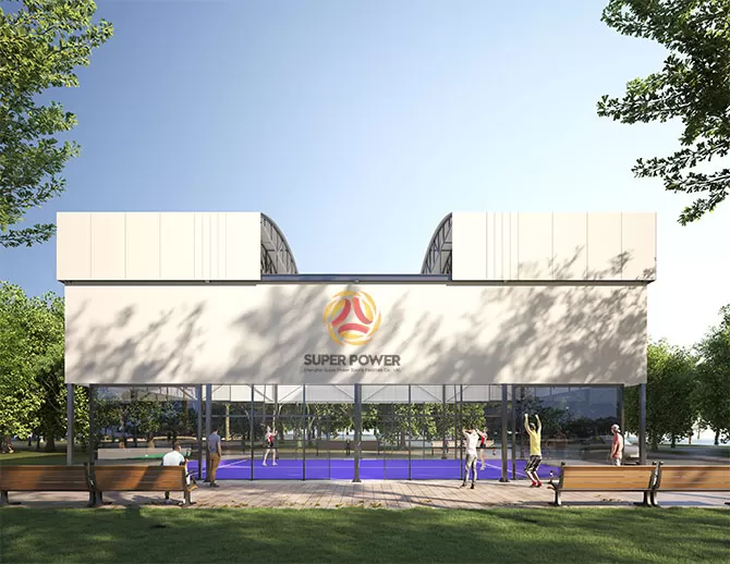 Padel Court with roof system
