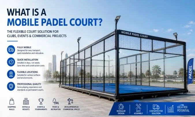 What Is a Mobile Padel Court? The Complete Guide for Clubs, Events, and Commercial Projects