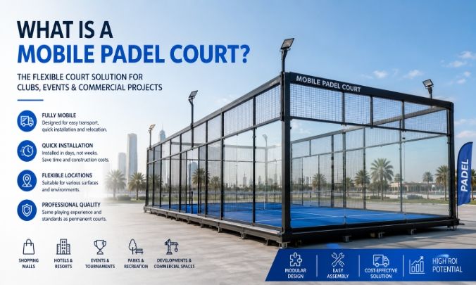 What Is a Mobile Padel Court? The Complete Guide for Clubs, Events, and Commercial Projects