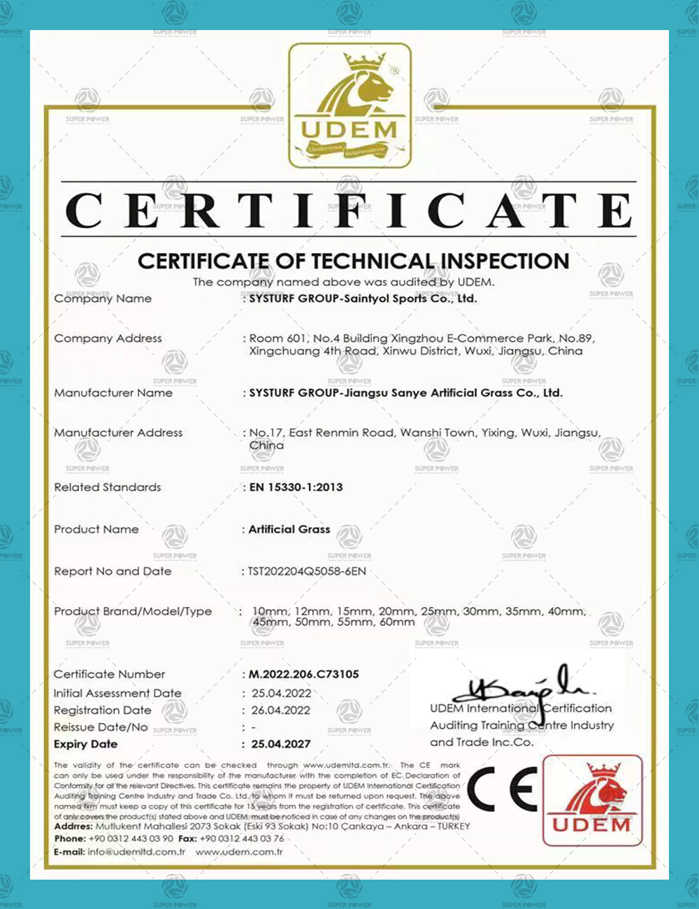 Certificate 002